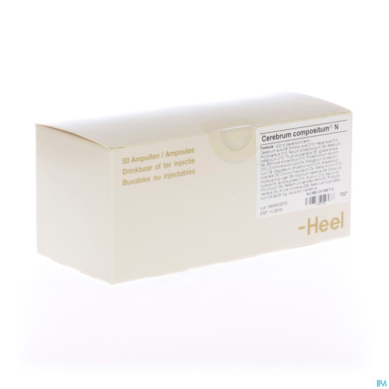 Cerebrum compositum n ii    amp 50x2,2ml heel