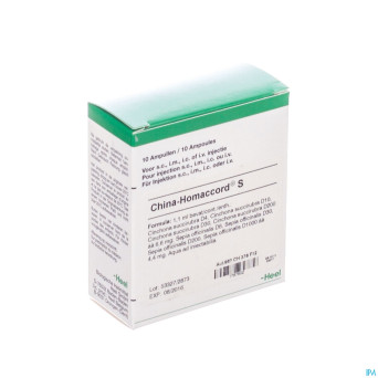 China homaccord s    amp 10x1,1ml heel