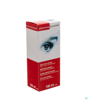 Pharmaclean etui voyage+etui lentille fl 100ml