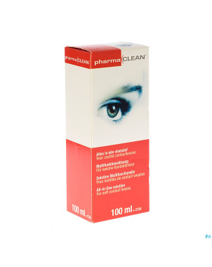 Pharmaclean etui voyage+etui lentille fl 100ml