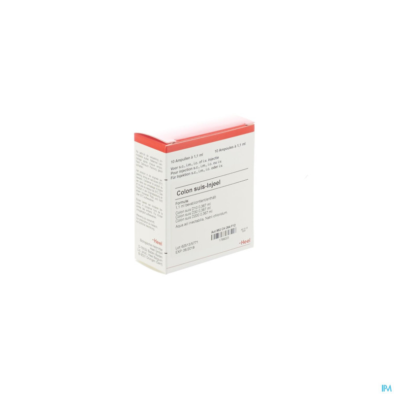 Colon suis injeel    amp 10x1,1ml heel