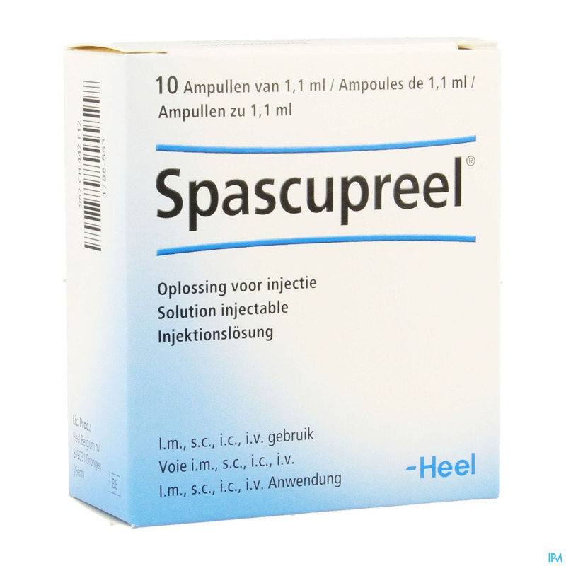 Spascupreel heel    amp 10x1,1ml heel