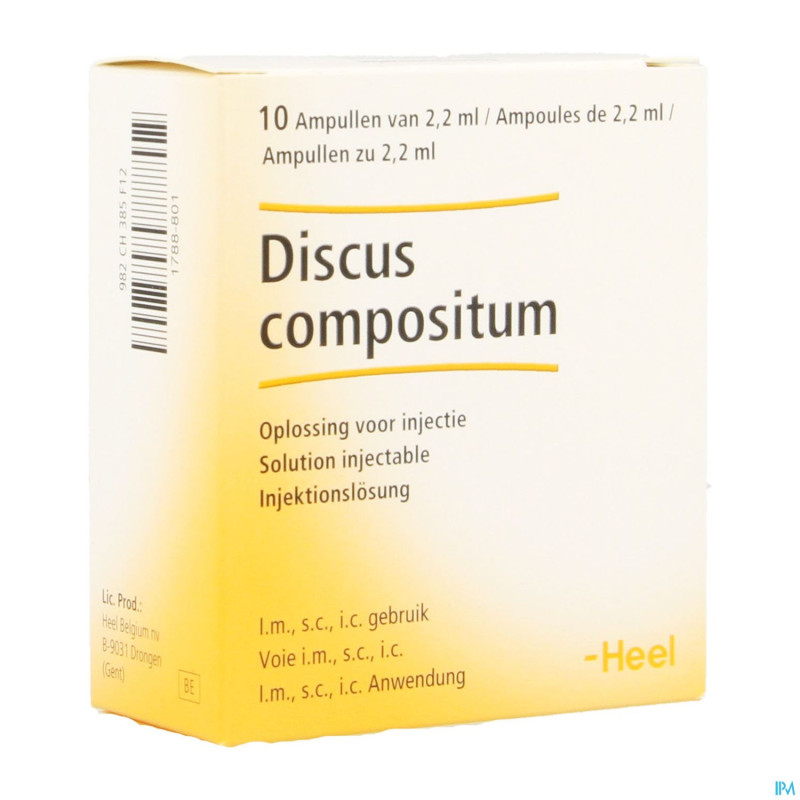 Discus compositum    amp 10x2,2ml heel
