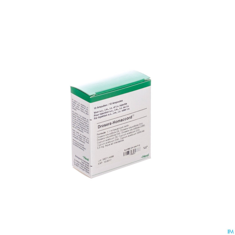 Drosera homaccord    amp 10x1,1ml heel