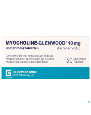 Myocholine-glenwood comp 50 x 10 mg