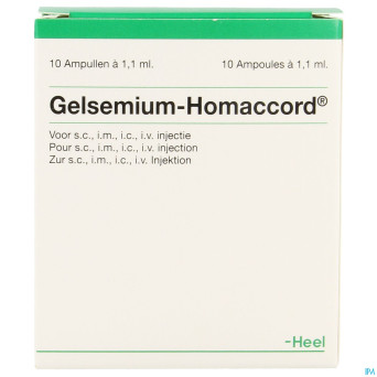 Gelsemium homaccord    amp 10x1,1ml heel