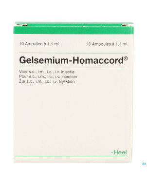 Gelsemium homaccord    amp 10x1,1ml heel