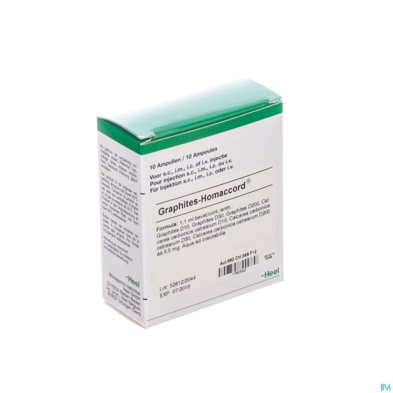 Graphites-homaccord    amp 10x1,1ml heel