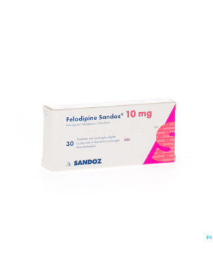 Felodipine sandoz 10 mg comp ret 30