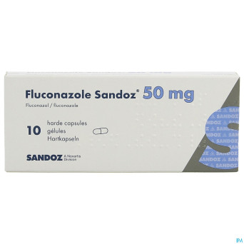 Fluconazole sandoz caps 10 x  50 mg