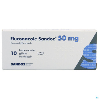 Fluconazole sandoz caps 10 x  50 mg