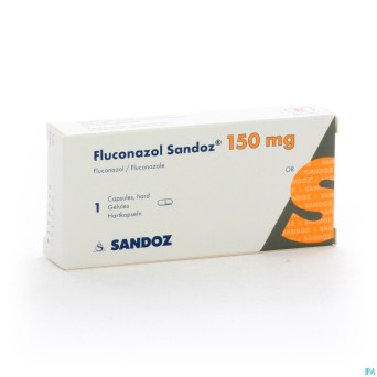 Fluconazole sandoz caps  1 x 150 mg