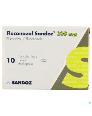 Fluconazole sandoz caps 10 x 200 mg