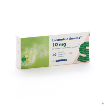 Loratadine sandoz comp 30 x 10 mg