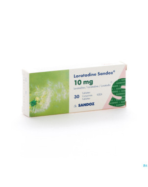 Loratadine sandoz comp 30 x 10 mg
