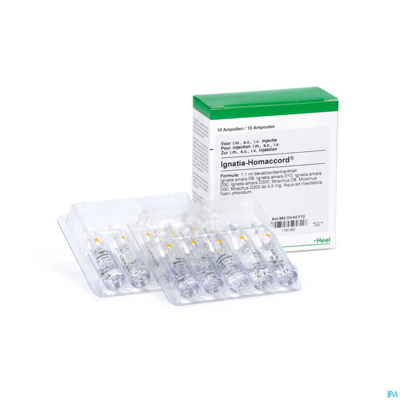 Ignatia homaccord    amp 10x1,1ml heel