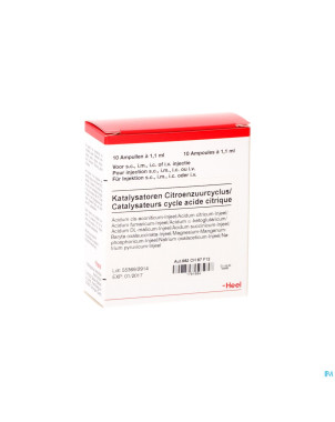 Catalyseurs du cycle acid citriq amp 10x1,1ml heel