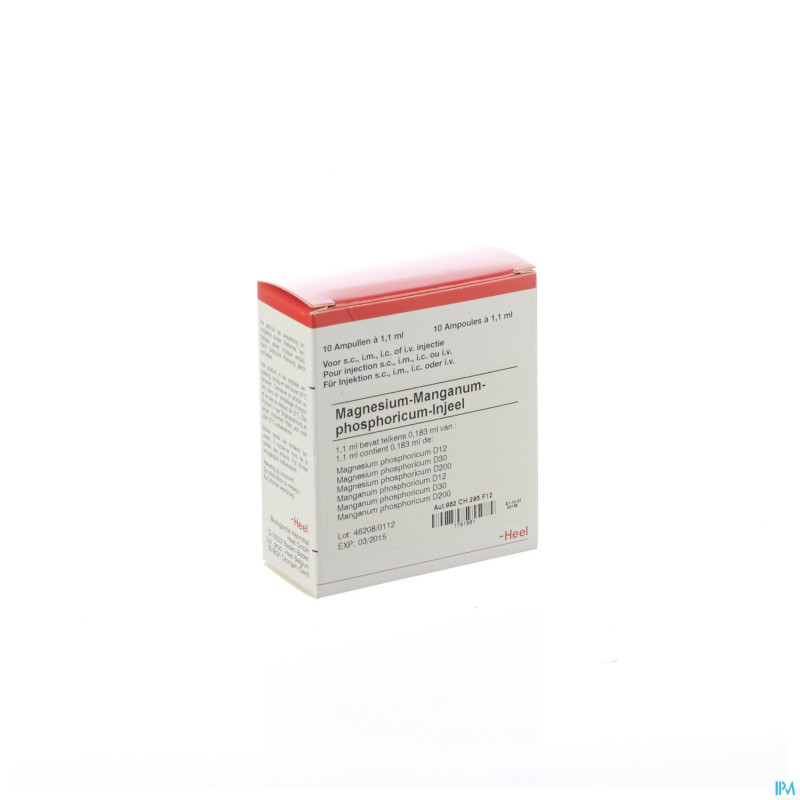 Magnesium manganum phosph.injeel amp 10x1,1ml heel