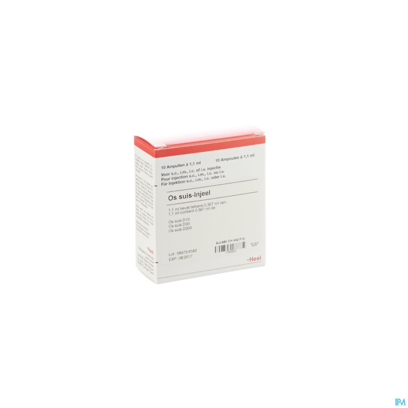 Os suis injeel    amp 10x1,1ml heel