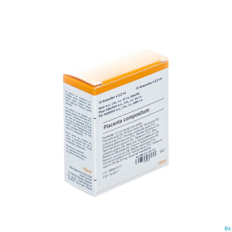 Placenta compositum ii    amp 10x2,2ml heel