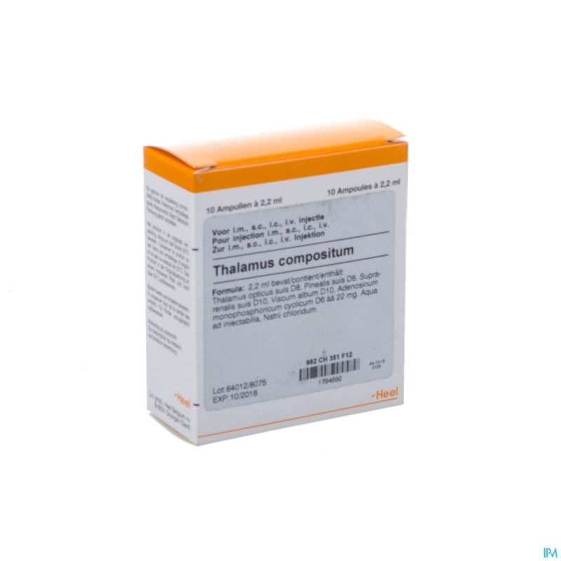 Thalamus compositum ii    amp 10x2,2ml heel
