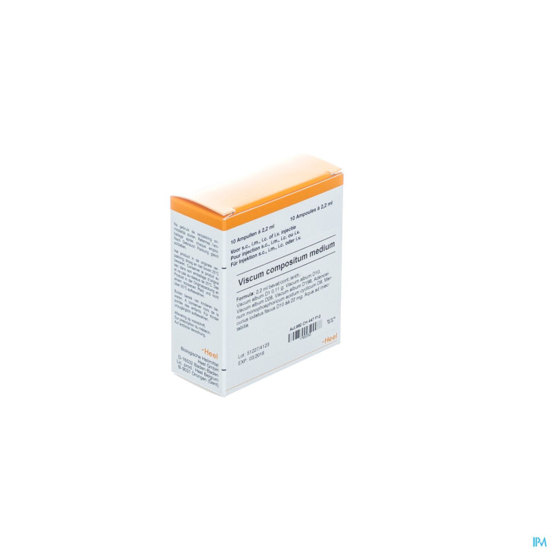 Viscum compositum medium    amp 10x2,2ml heel