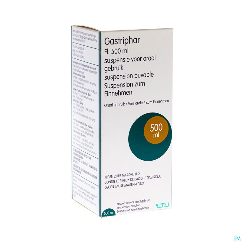 Gastriphar susp or 500 ml