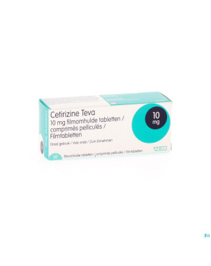 Cetiriteva teva 10 mg comp 50 x 10 mg