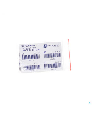 Bistouris s.m lames n/st n21    10