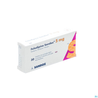 Felodipine sandoz  5 mg comp ret 30