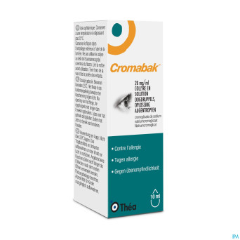 Cromabak collyre 2% 10ml