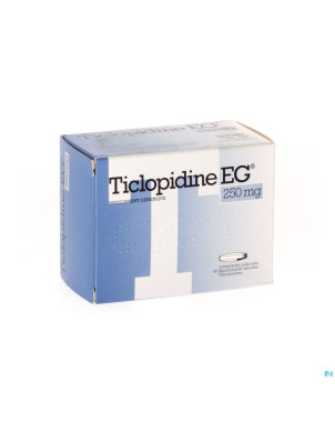 Ticlopidine eg 250 mg comp 60 x 250 mg