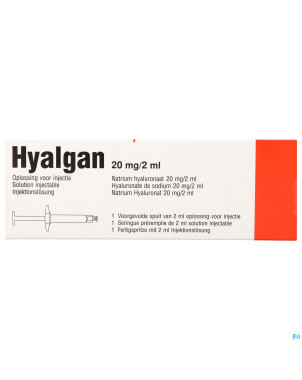 Hyalgan ser 1 x 2 ml/20 mg
