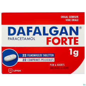 Dafalgan forte sec 1g tabl 32