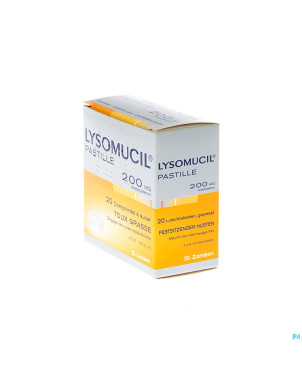 Lysomucil 200 comp a sucer - zuigtabletten 20