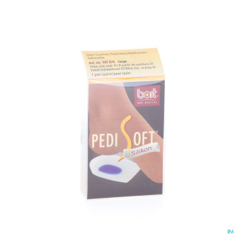 Bort pedisoft talonnette silicone large    paire