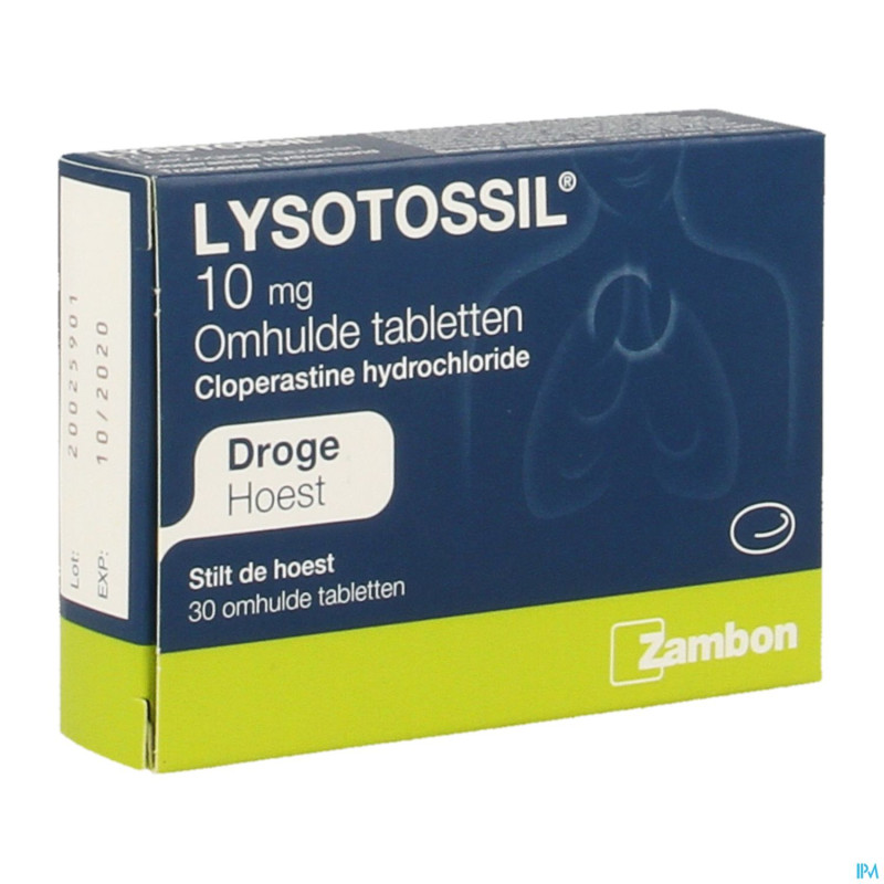 Lysotossil drag. 30 x 10 mg