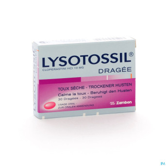 Lysotossil drag. 30 x 10 mg