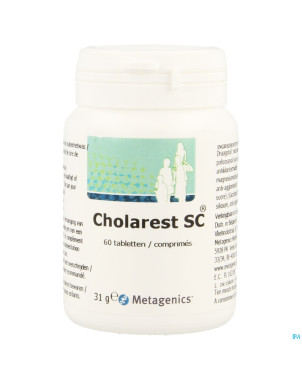 Cholarest sc    tabl  60    metagenics