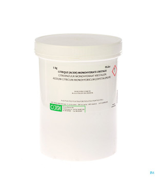 Acide citrique monohydr.crist.    1kg certa