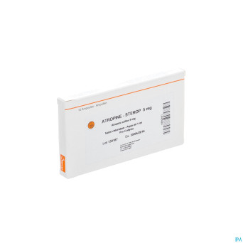 Atropine sulf  amp  10 x 5,00mg/1ml