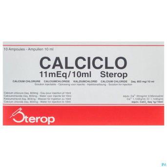 Calciclo iv  amp  10 x 1g/10ml