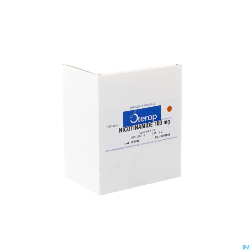Nicotinamide im/iv amp100x100mg/1ml
