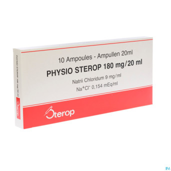 Physio sterop amp ud  10 x 20ml