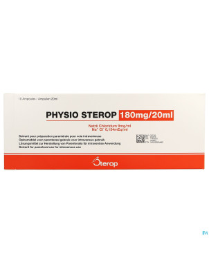 Physio sterop amp ud  10 x 20ml