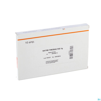 Sodium thiosulf. iv amp  10x1g/ 5ml