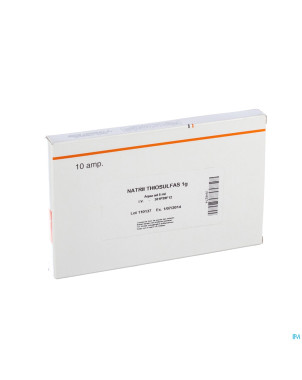 Sodium thiosulf. iv amp  10x1g/ 5ml