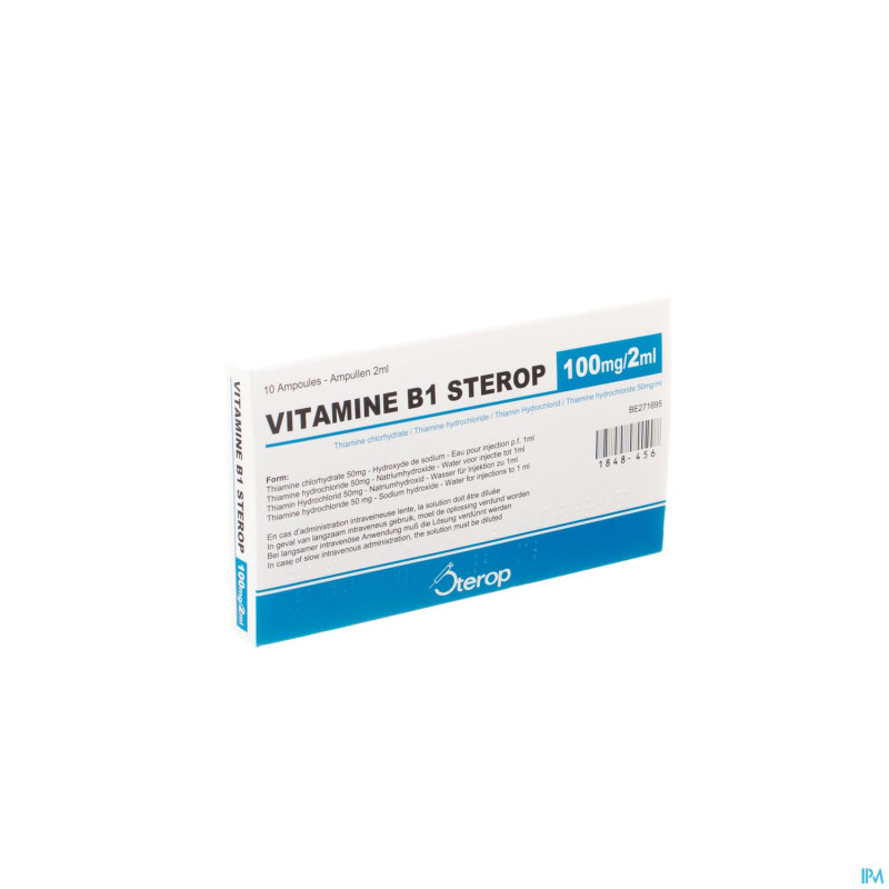 Vit b1 im/iv amp  10 x 100mg/2ml