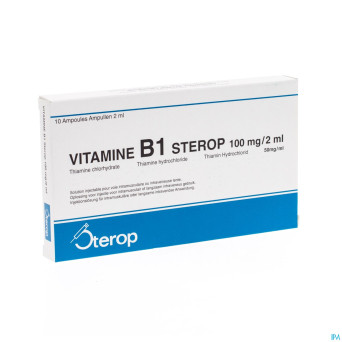 Vit b1 im/iv amp  10 x 100mg/2ml