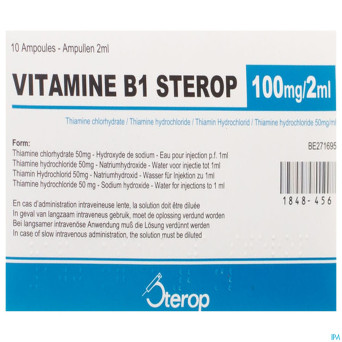 Vit b1 im/iv amp  10 x 100mg/2ml